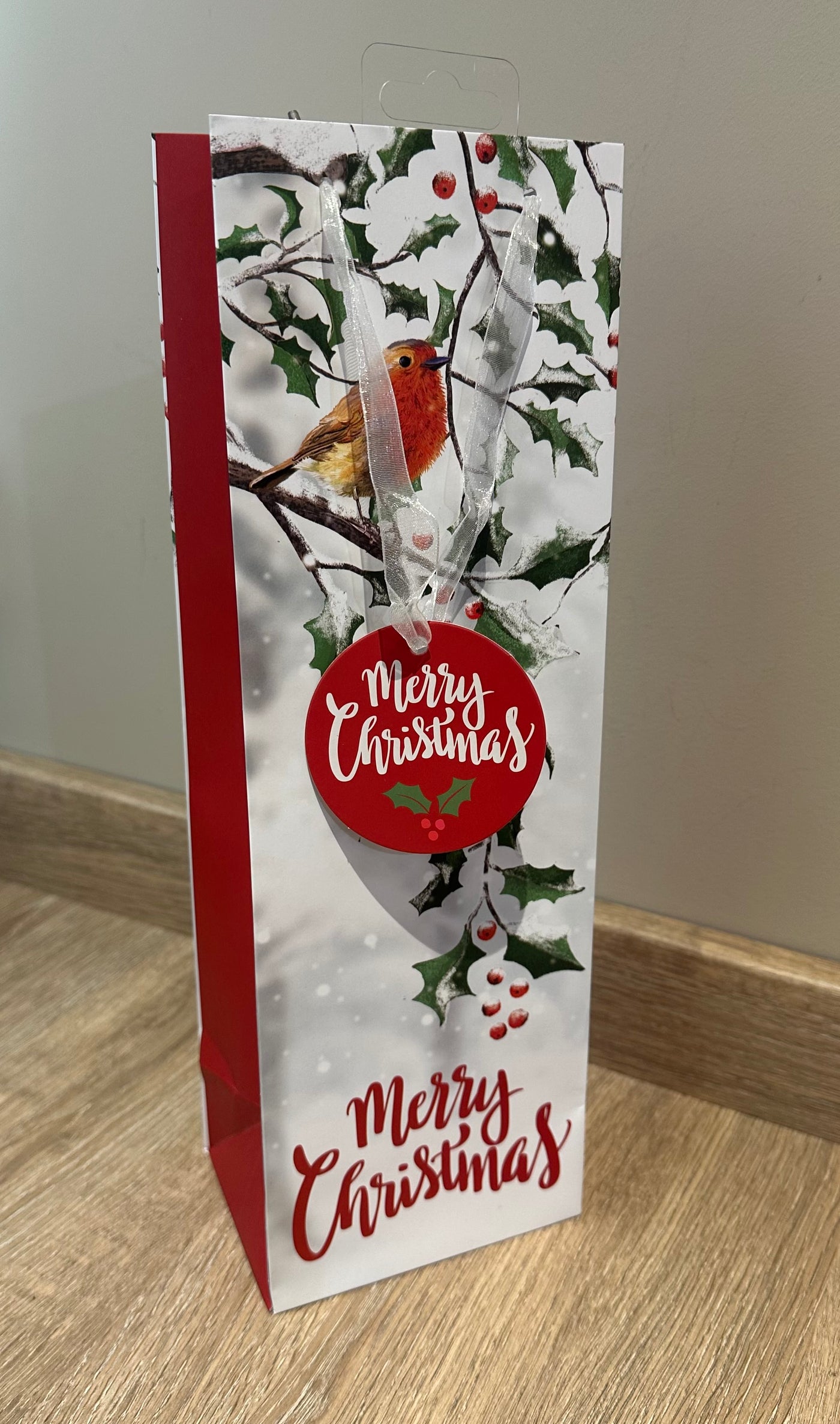 Holly & Robin Bottle Bag