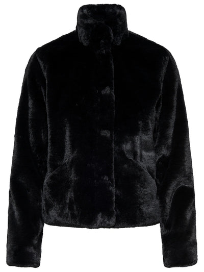 ONLY Black Faux Fur Jacket