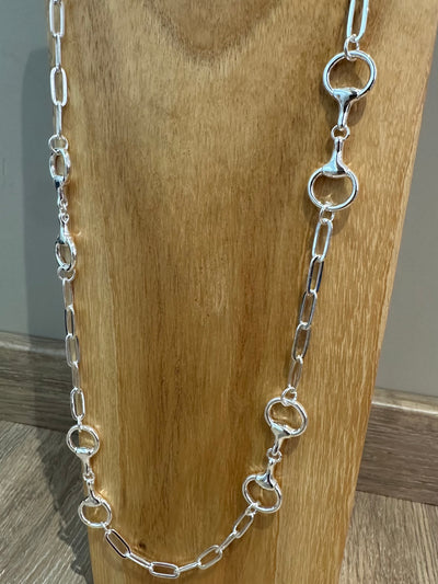 Gold Connector Link Necklace