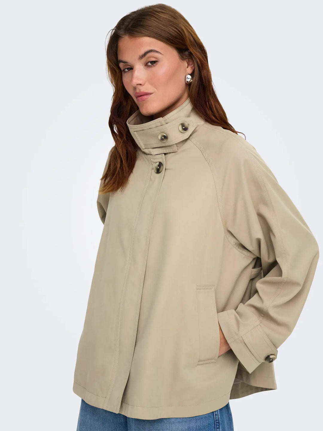 ONLY Camel Cape Jacket