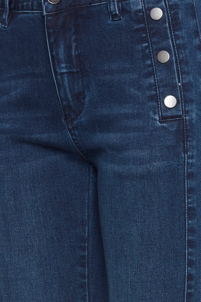 Fransa Button Detail Water Jeans