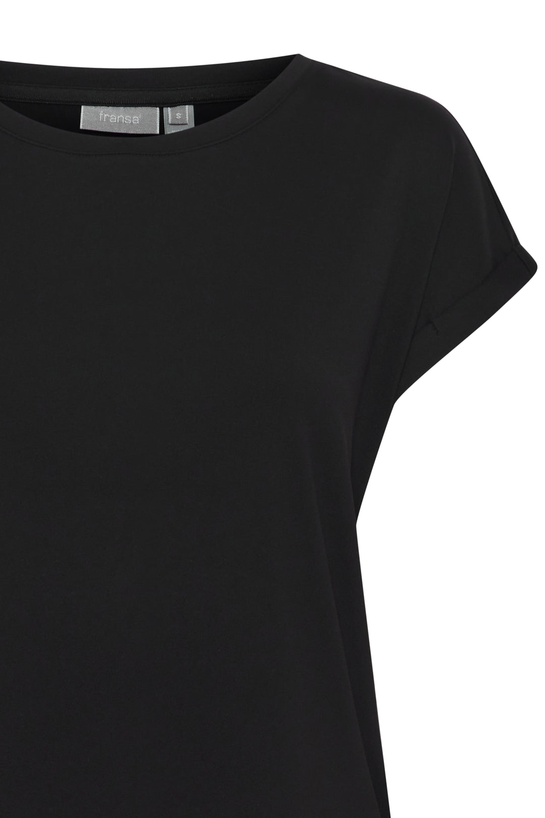 Fransa Black Seen T-Shirt