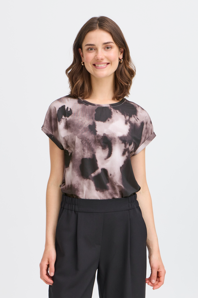 Fransa Tie Dye Seen T-Shirt