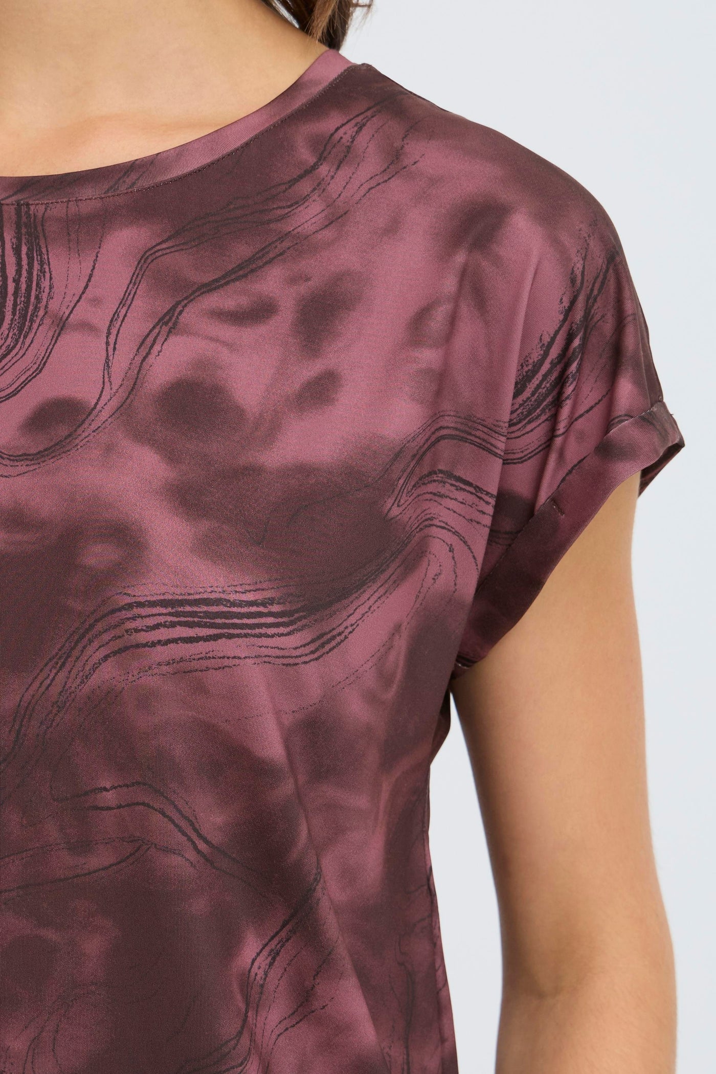 Fransa Port Watercolour Seen T-Shirt
