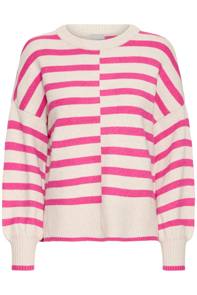 Byoung Pink Stripe Bitte Jumper