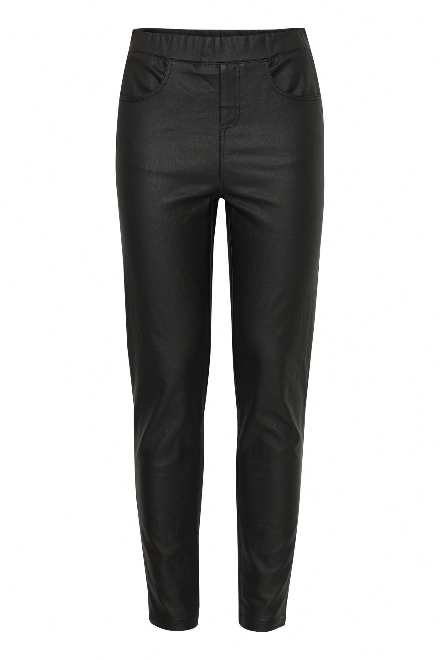 Fransa Black Malin Pull On Trousers