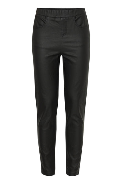 Fransa Black Malin Pull On Trousers