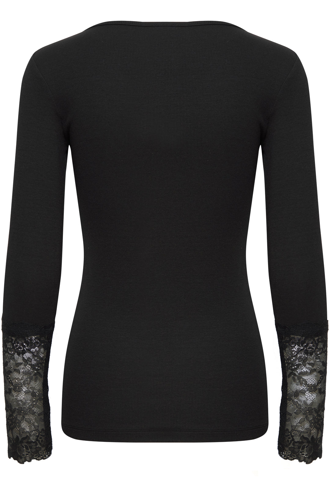 Fransa Black Lace Hizamond Top