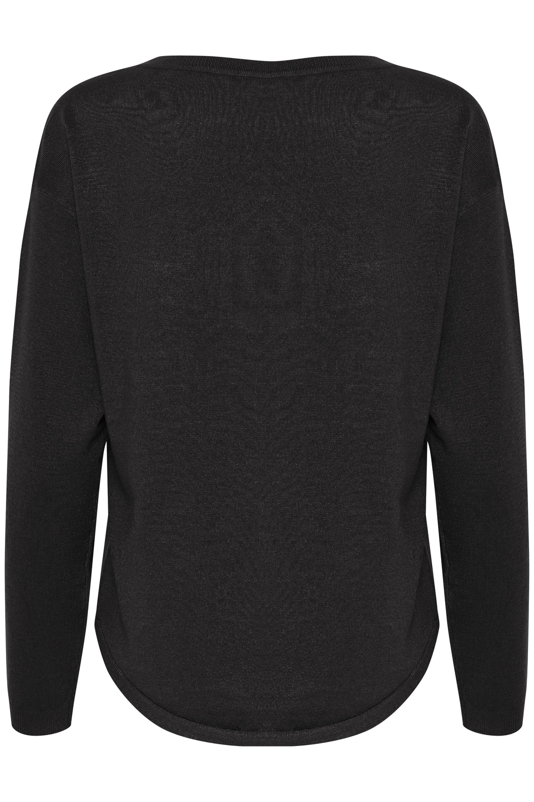Fransa Black Button Shoulder Jumper