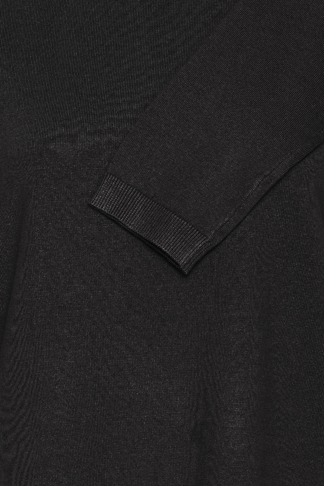 Fransa Black Button Shoulder Jumper