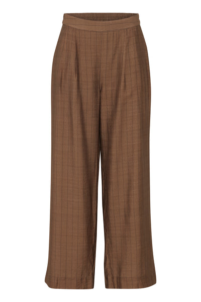 Fransa Brown Striped Ariana Trousers