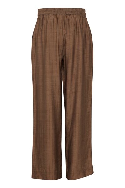 Fransa Brown Striped Ariana Trousers