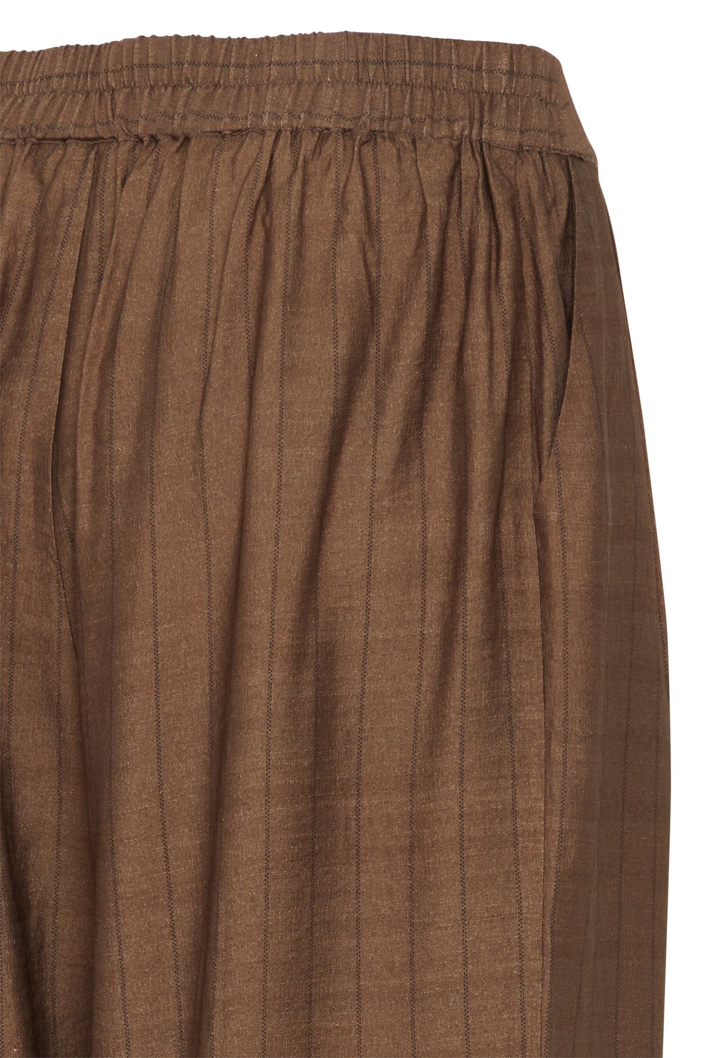 Fransa Brown Striped Ariana Trousers