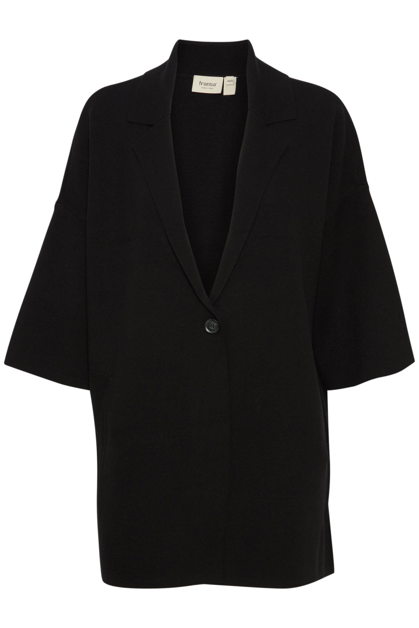 Fransa Black Sally Cardigan