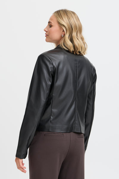 Fransa Faux Leather Manila Jacket