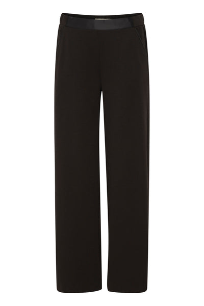 Fransa Black Blazer Wide Leg Trousers