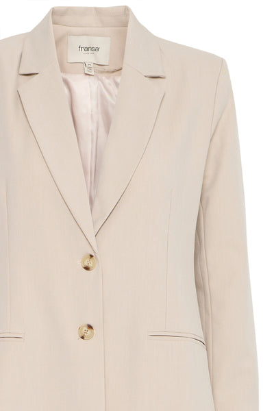 Fransa Taupe Abigail Blazer