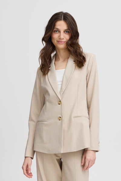 Fransa Taupe Abigail Blazer