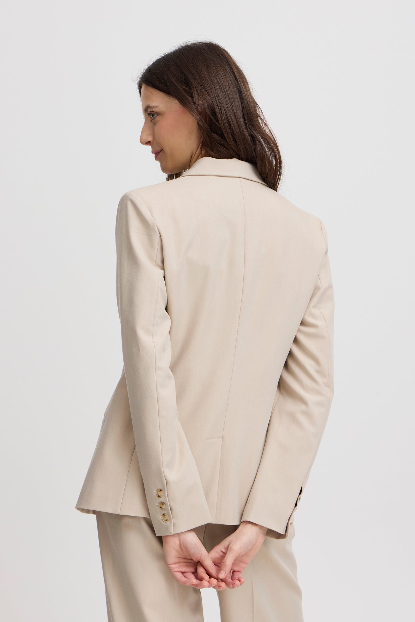 Fransa Taupe Abigail Blazer