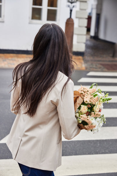 Fransa Taupe Abigail Blazer