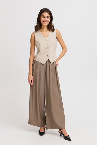 Fransa Taupe Abigail Waistcoat