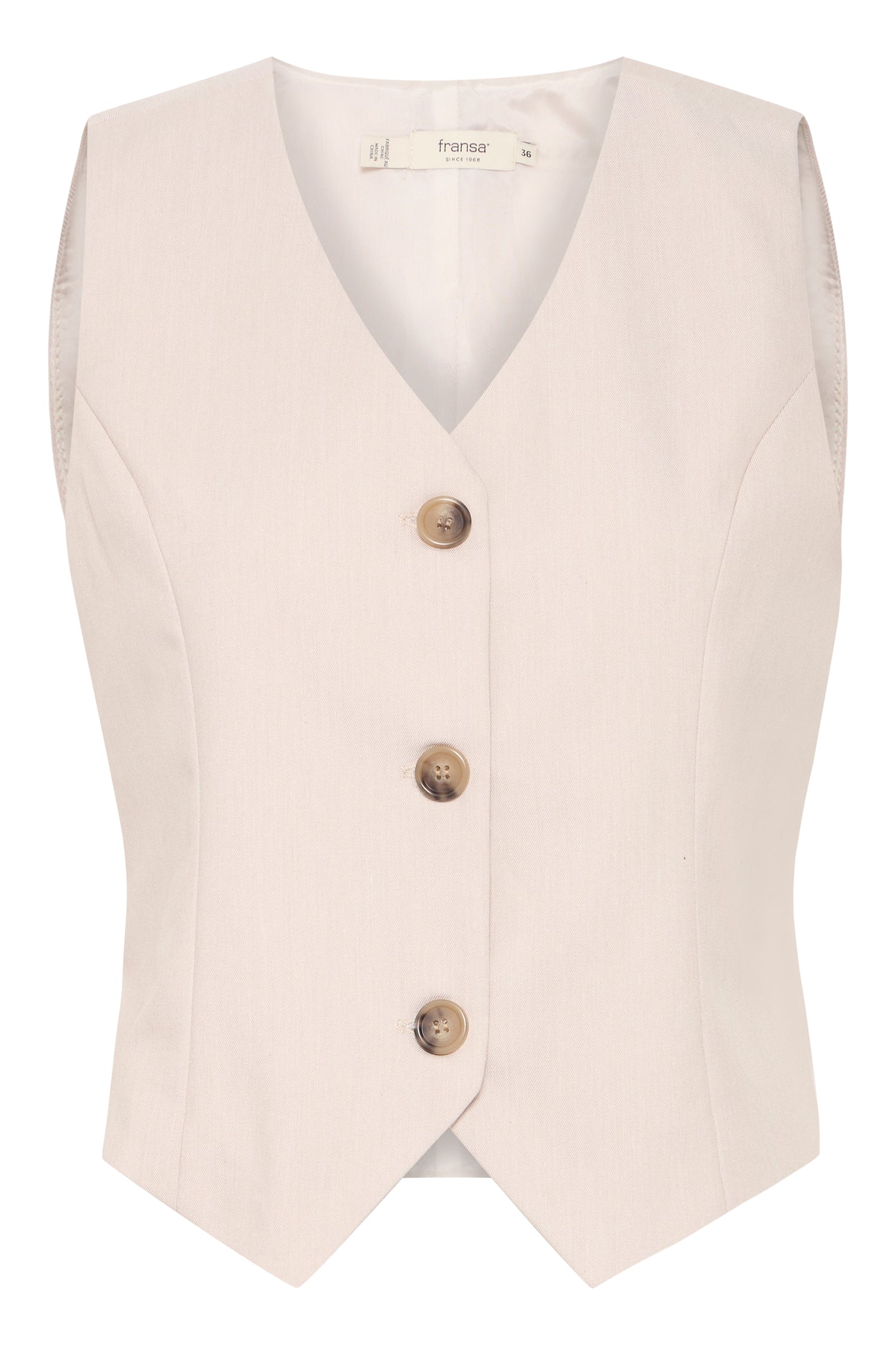 Fransa Taupe Abigail Waistcoat