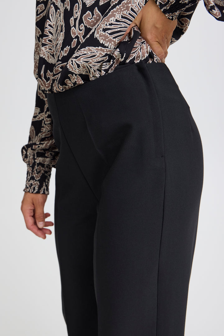 Fransa Black Abigail Trousers