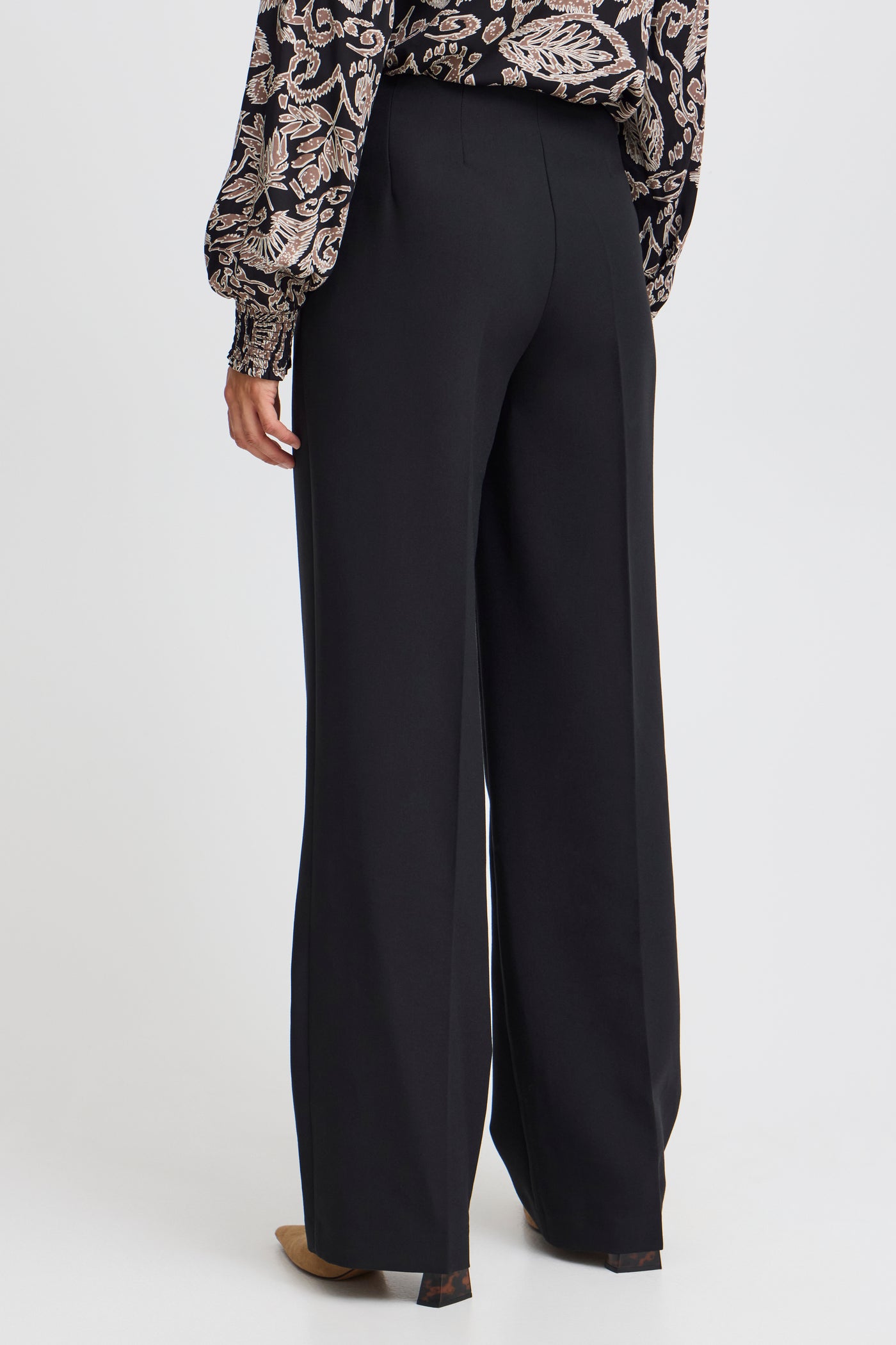 Fransa Black Abigail Trousers