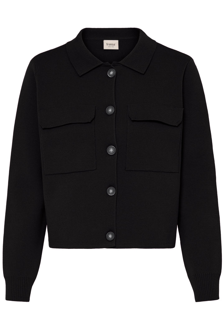 Fransa Knitted Ita Cardigan