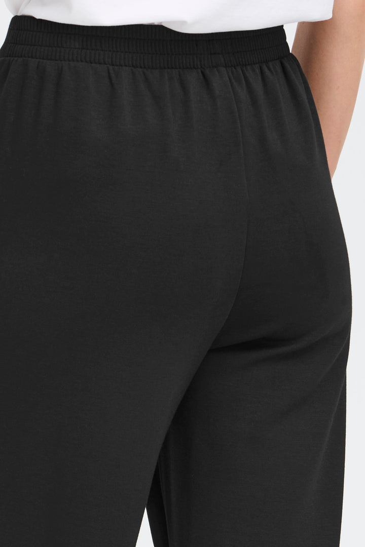 Fransa Black Modal Aurora Pants