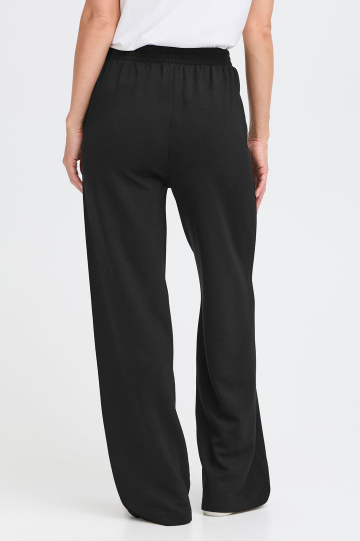 Fransa Black Modal Aurora Pants