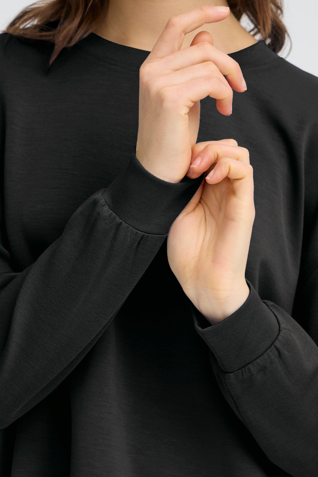 Fransa Black Modal Aurora Jumper