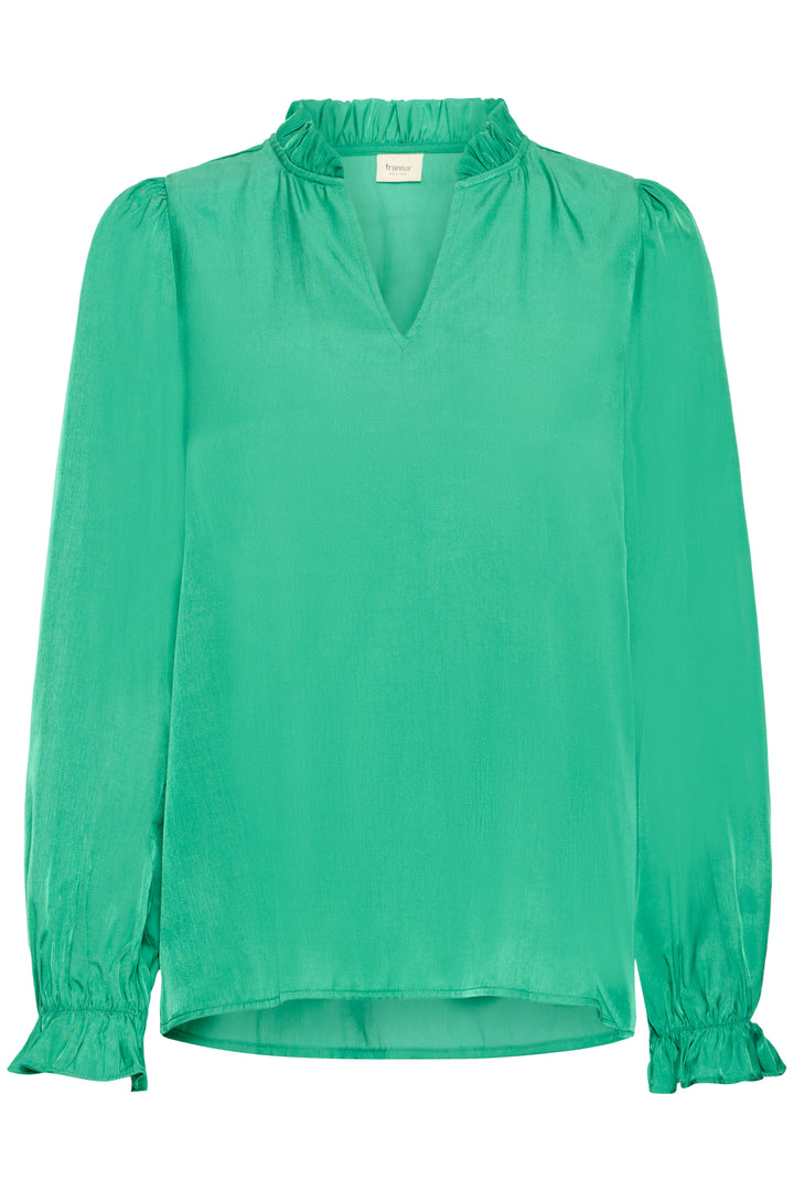Fransa Green Diana Blouse