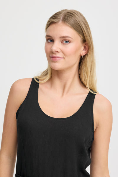 Fransa Black Ease Dress