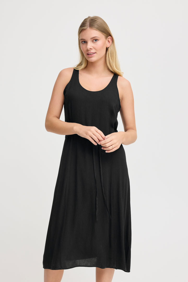 Fransa Black Ease Dress