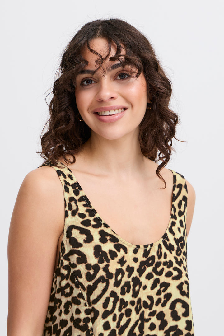 Fransa Leopard Ease Dress