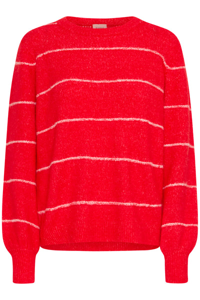 Fransa Red Stripe Kendra Jumper