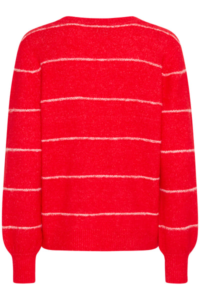 Fransa Red Stripe Kendra Jumper