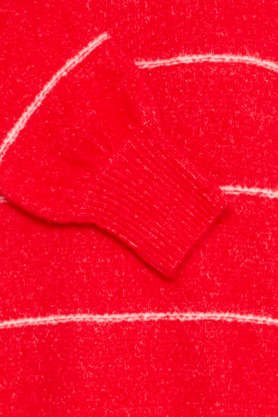 Fransa Red Stripe Kendra Jumper