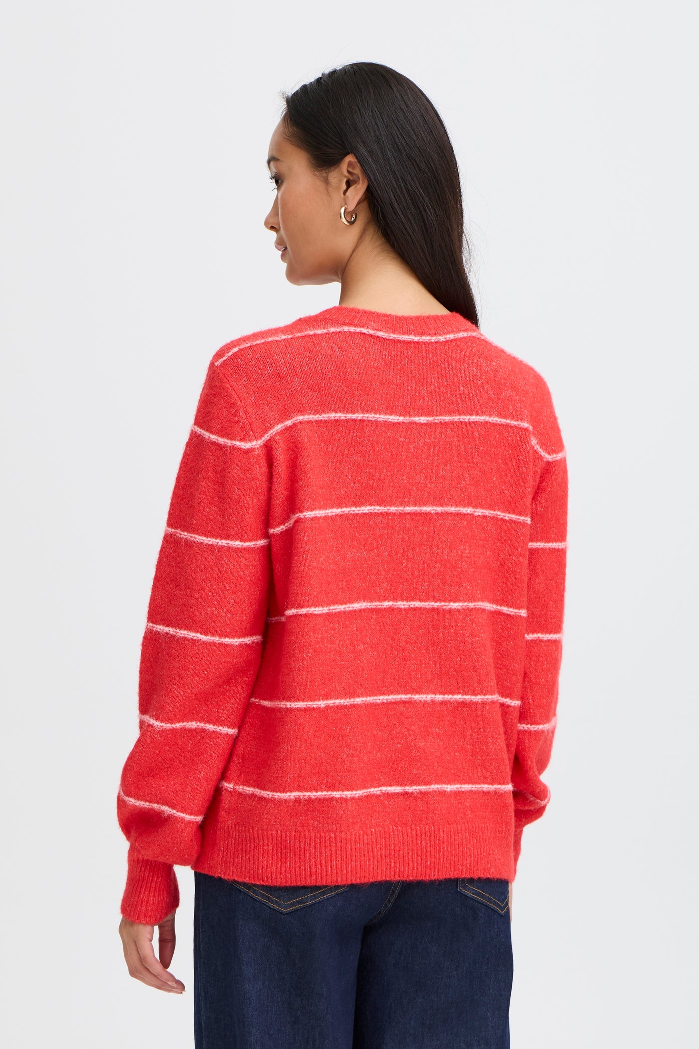 Fransa Red Stripe Kendra Jumper