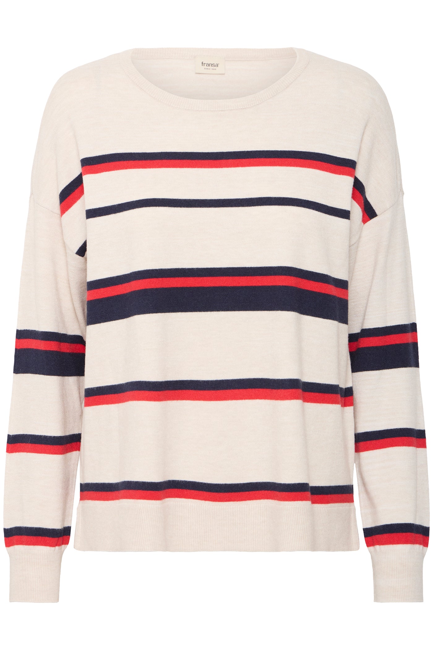 Fransa Red Stripe Melani Pullover