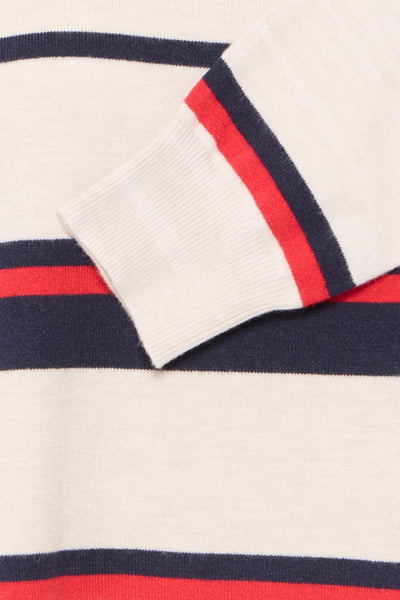 Fransa Red Stripe Melani Pullover