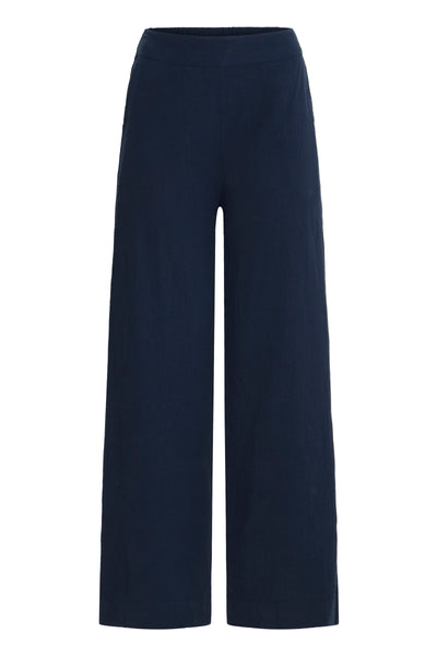 Fransa Navy  Cotton Trousers