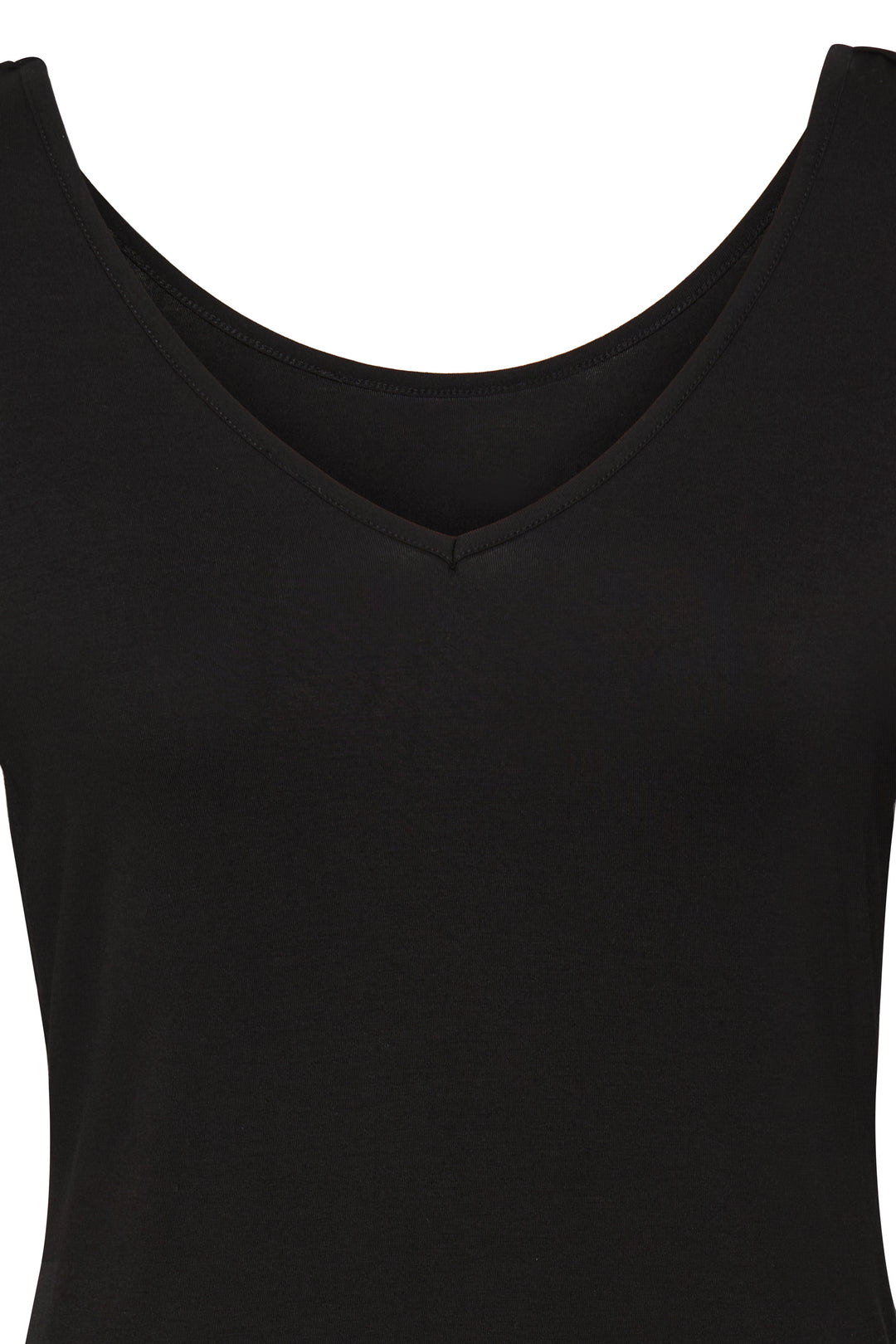 Fransa Black Reversible Dotta Top