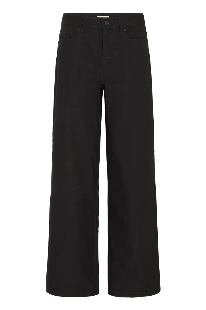 Fransa Black Stretch Hanna Pants