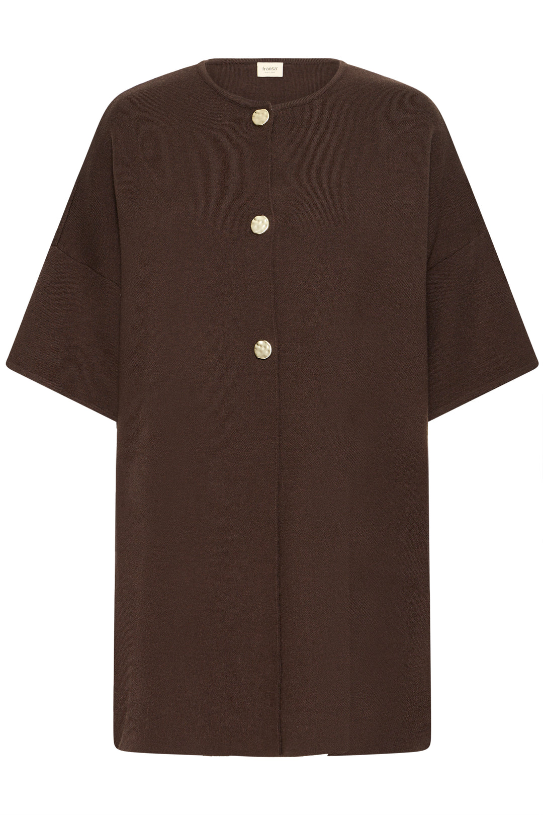 Fransa Brown Sally Cardigan