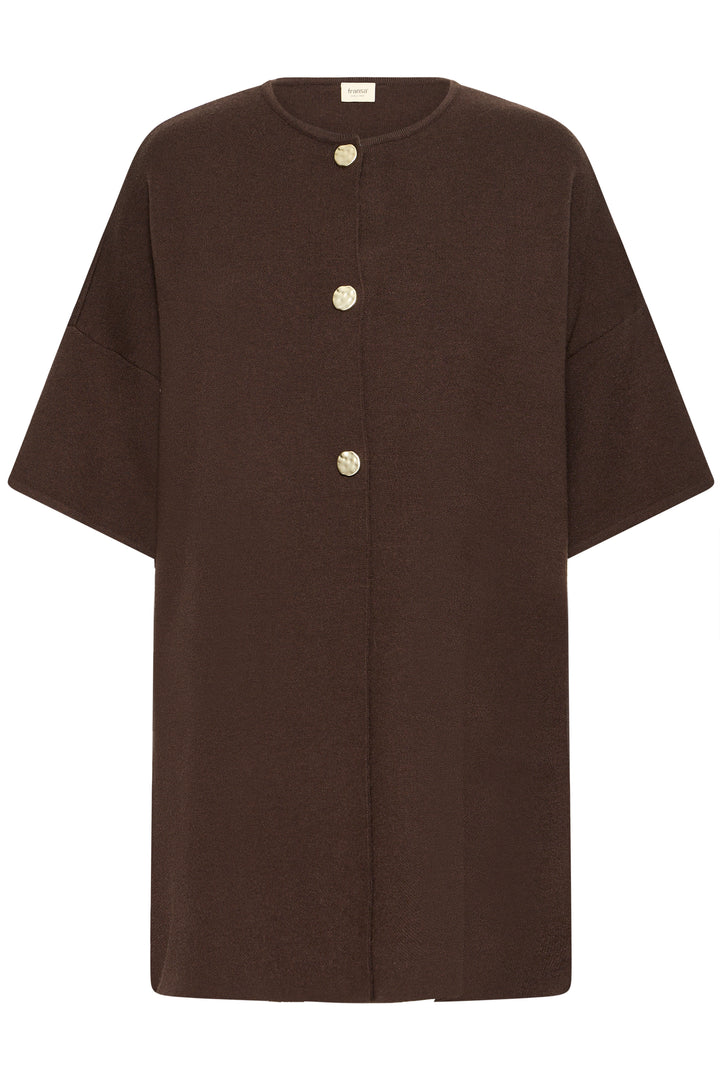 Fransa Brown Sally Cardigan