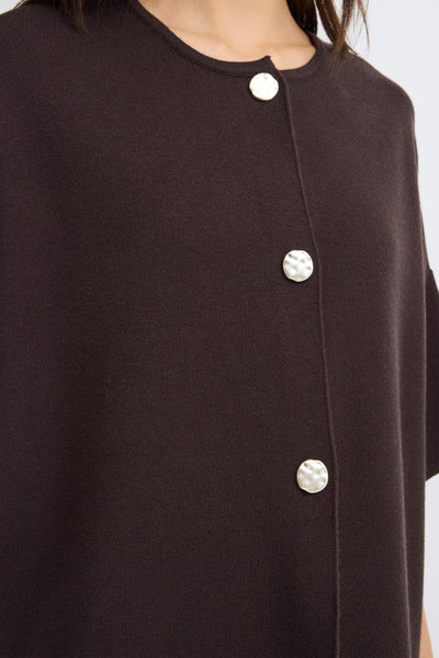 Fransa Brown Sally Cardigan