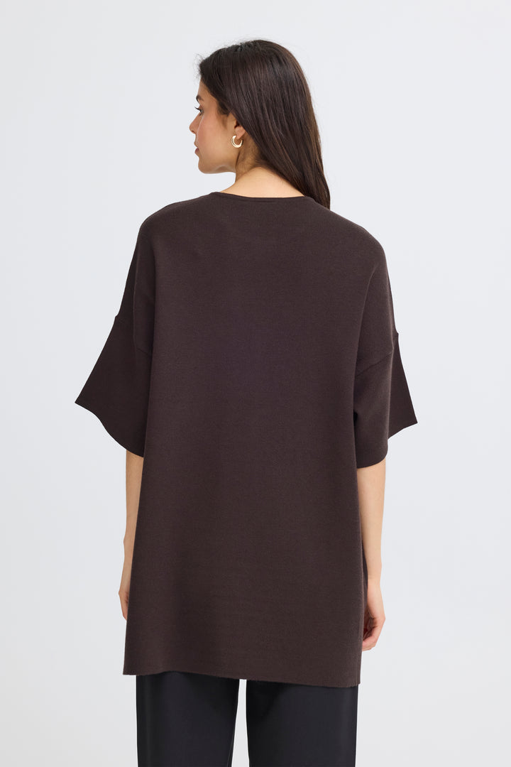 Fransa Brown Sally Cardigan