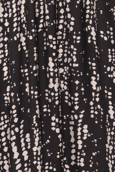 Fransa Black Tie Dye Ariana Dress